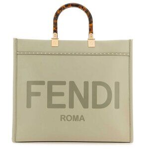 Fendi Sunshine Medium Tote in Sage